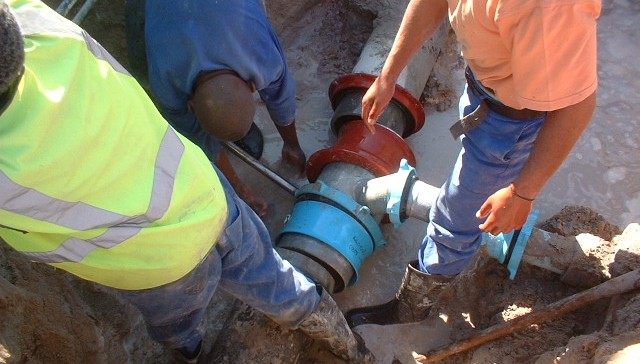 Water reticulation works